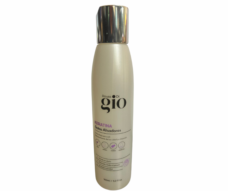 Gio Keratina gotas alisadoras zero salt 180ml